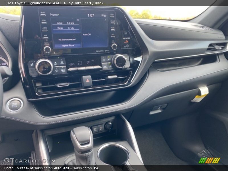 Ruby Flare Pearl / Black 2021 Toyota Highlander XSE AWD