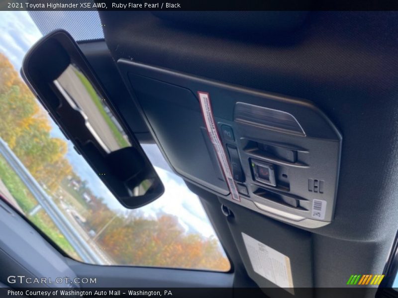 Ruby Flare Pearl / Black 2021 Toyota Highlander XSE AWD