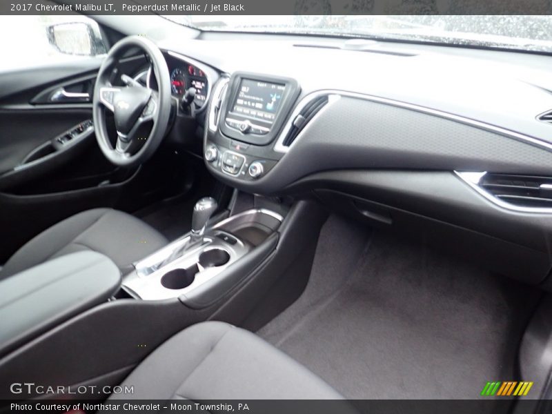Pepperdust Metallic / Jet Black 2017 Chevrolet Malibu LT