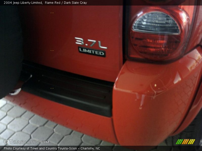 Flame Red / Dark Slate Gray 2004 Jeep Liberty Limited