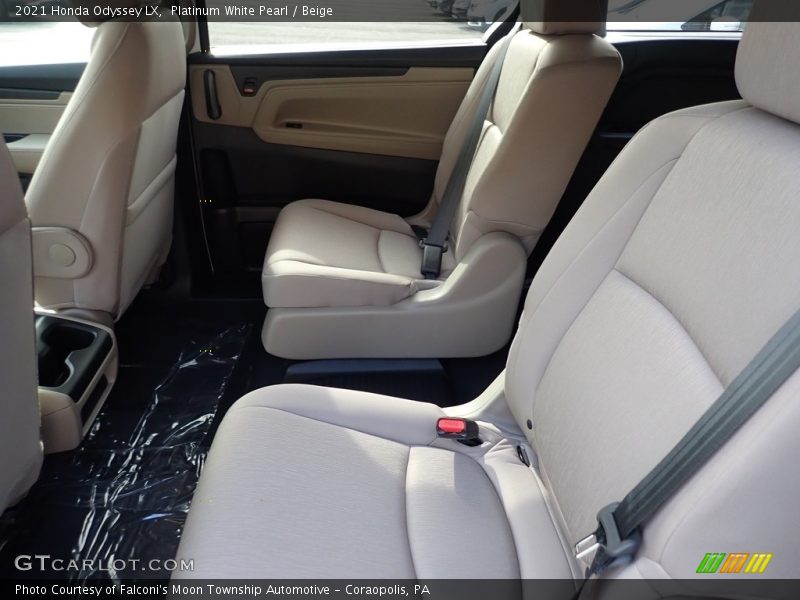 Platinum White Pearl / Beige 2021 Honda Odyssey LX