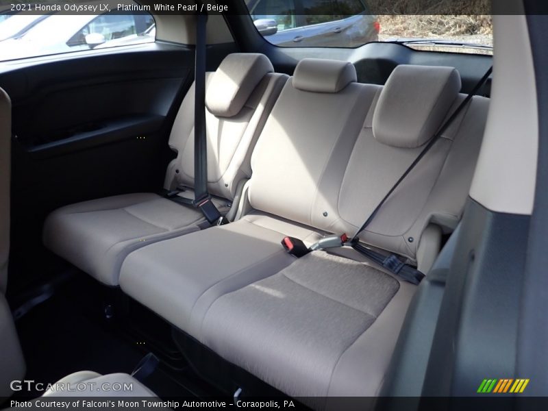 Platinum White Pearl / Beige 2021 Honda Odyssey LX