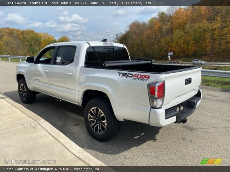 Wind Chill Pearl / TRD Cement/Black 2021 Toyota Tacoma TRD Sport Double Cab 4x4