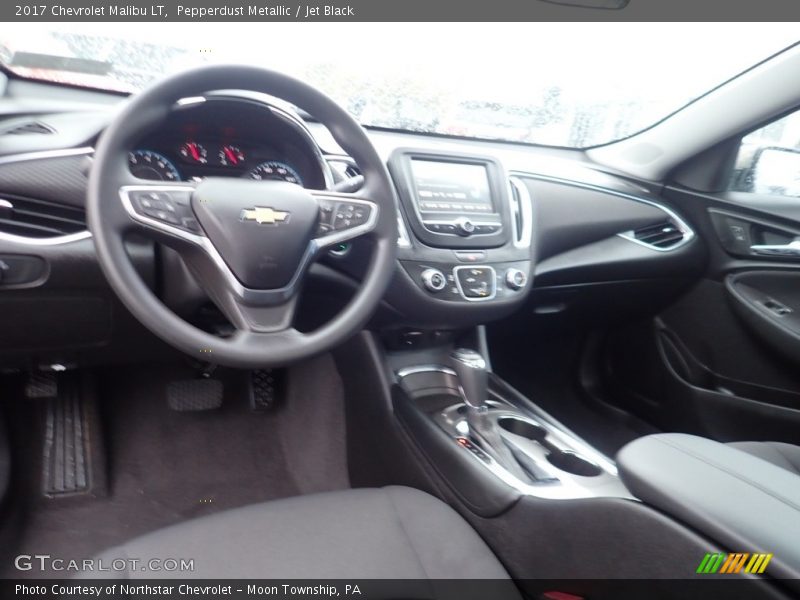 Pepperdust Metallic / Jet Black 2017 Chevrolet Malibu LT