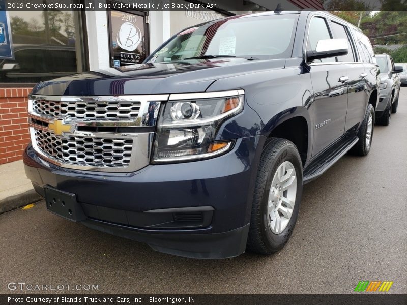 Blue Velvet Metallic / Jet Black/Dark Ash 2019 Chevrolet Suburban LT
