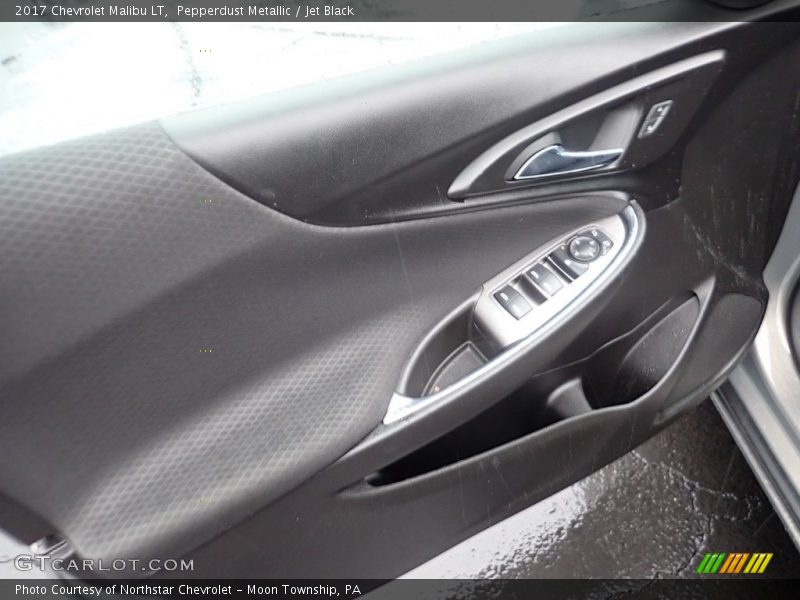 Pepperdust Metallic / Jet Black 2017 Chevrolet Malibu LT