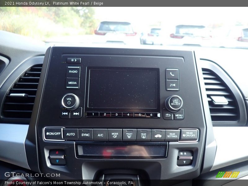 Platinum White Pearl / Beige 2021 Honda Odyssey LX