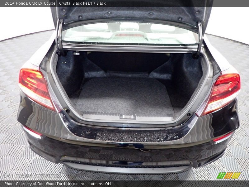 Crystal Black Pearl / Black 2014 Honda Civic LX Coupe