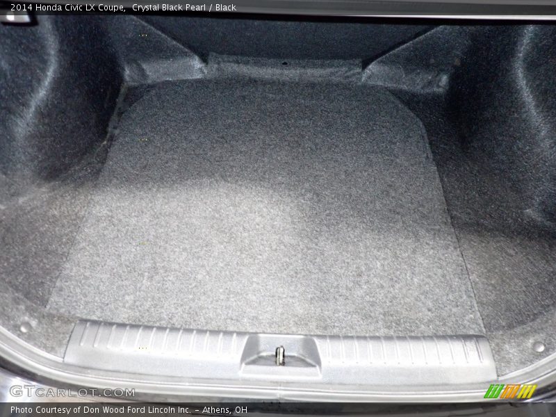 Crystal Black Pearl / Black 2014 Honda Civic LX Coupe