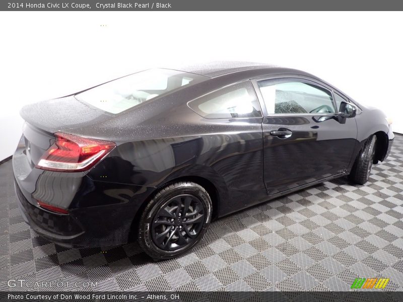 Crystal Black Pearl / Black 2014 Honda Civic LX Coupe