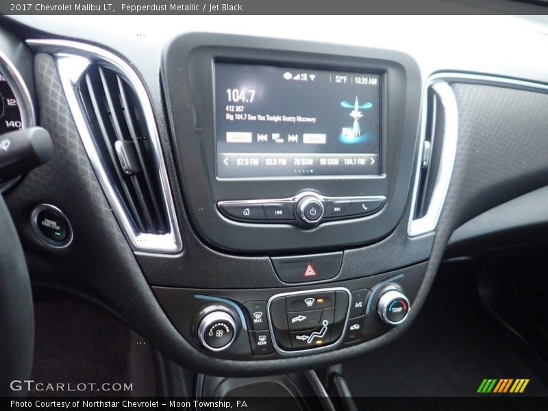 Pepperdust Metallic / Jet Black 2017 Chevrolet Malibu LT