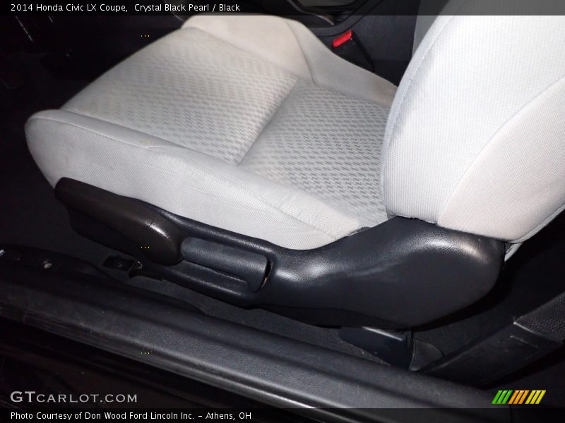 Crystal Black Pearl / Black 2014 Honda Civic LX Coupe