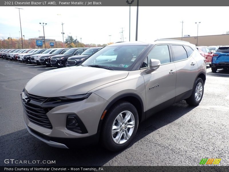 Pewter Metallic / Jet Black 2021 Chevrolet Blazer LT AWD