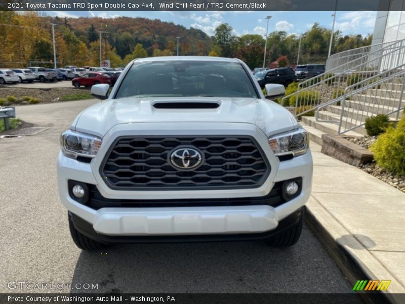 Wind Chill Pearl / TRD Cement/Black 2021 Toyota Tacoma TRD Sport Double Cab 4x4