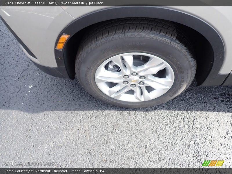Pewter Metallic / Jet Black 2021 Chevrolet Blazer LT AWD