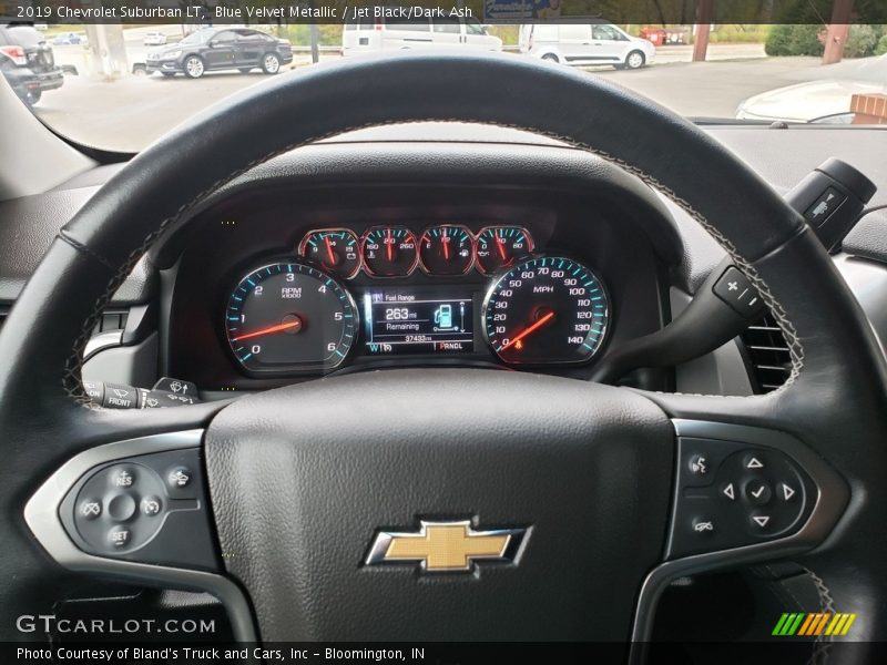 Blue Velvet Metallic / Jet Black/Dark Ash 2019 Chevrolet Suburban LT