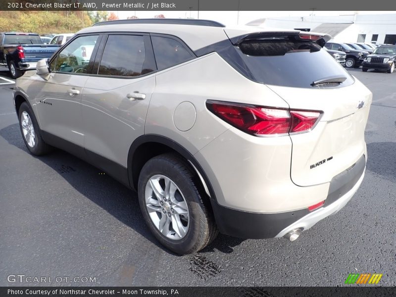 Pewter Metallic / Jet Black 2021 Chevrolet Blazer LT AWD