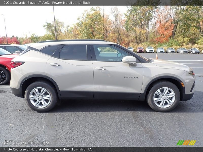 Pewter Metallic / Jet Black 2021 Chevrolet Blazer LT AWD