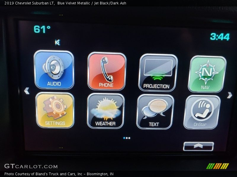 Blue Velvet Metallic / Jet Black/Dark Ash 2019 Chevrolet Suburban LT