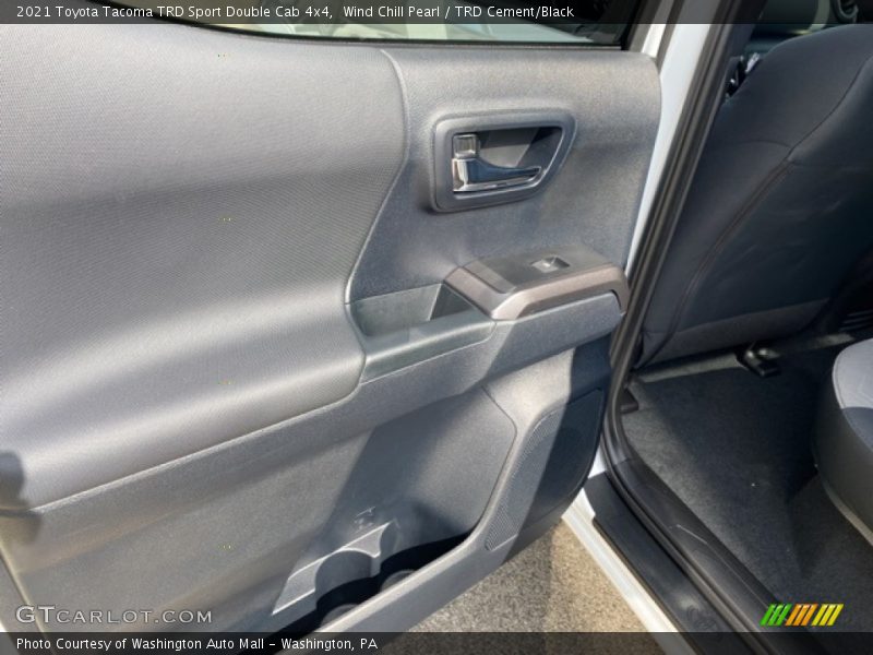 Wind Chill Pearl / TRD Cement/Black 2021 Toyota Tacoma TRD Sport Double Cab 4x4