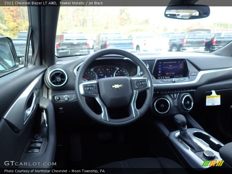 Pewter Metallic / Jet Black 2021 Chevrolet Blazer LT AWD