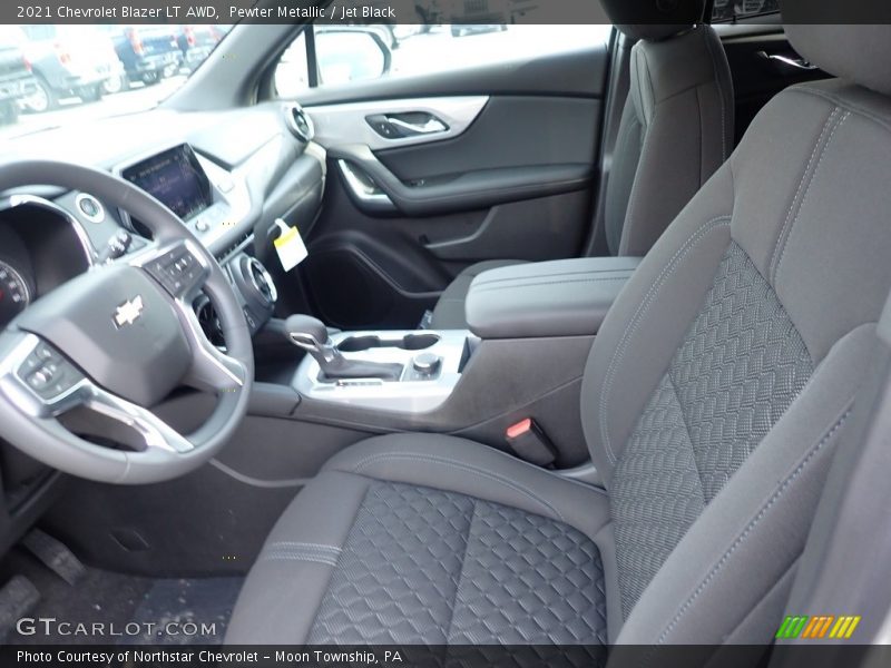 Pewter Metallic / Jet Black 2021 Chevrolet Blazer LT AWD