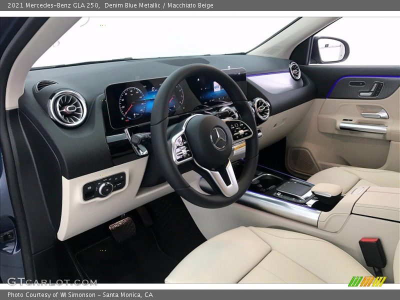 Front Seat of 2021 GLA 250