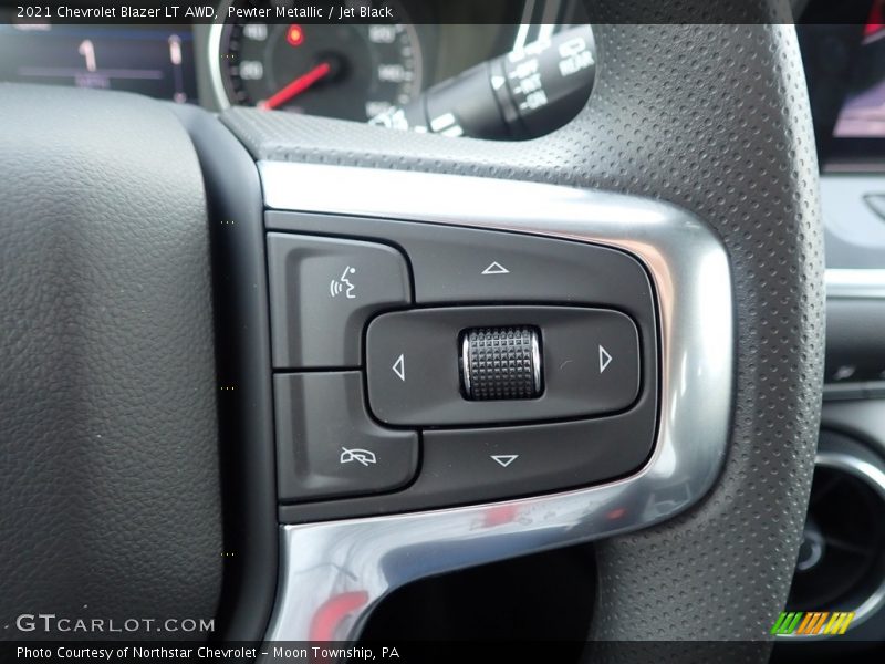Pewter Metallic / Jet Black 2021 Chevrolet Blazer LT AWD
