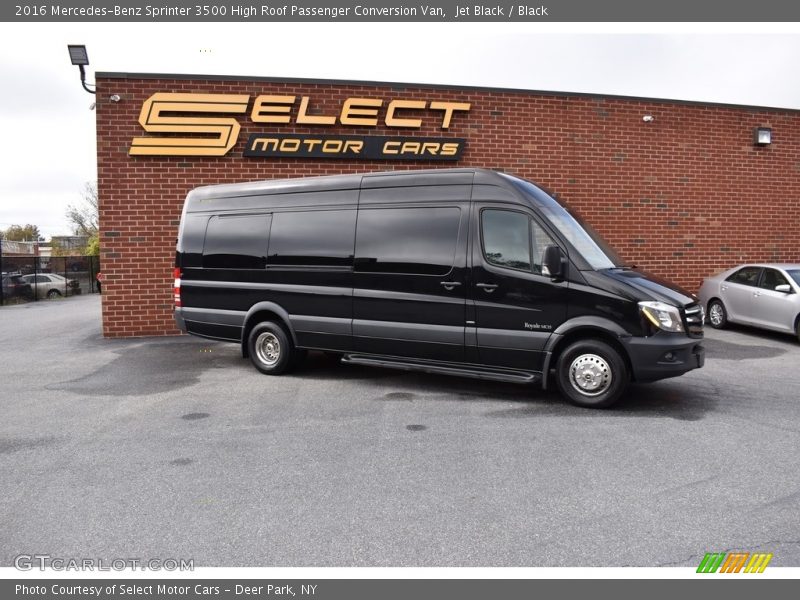  2016 Sprinter 3500 High Roof Passenger Conversion Van Jet Black
