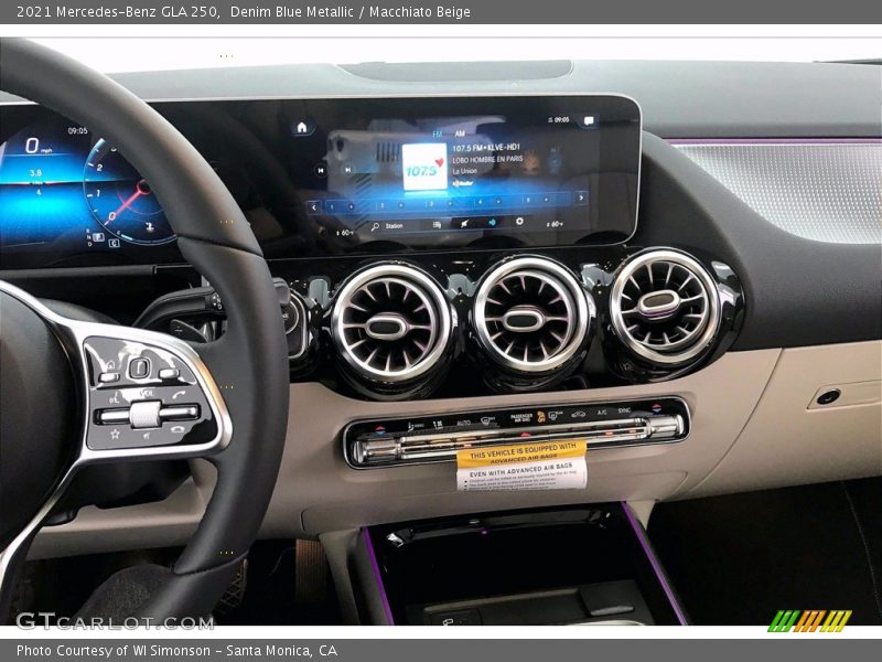 Controls of 2021 GLA 250