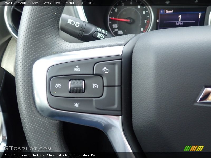 Pewter Metallic / Jet Black 2021 Chevrolet Blazer LT AWD