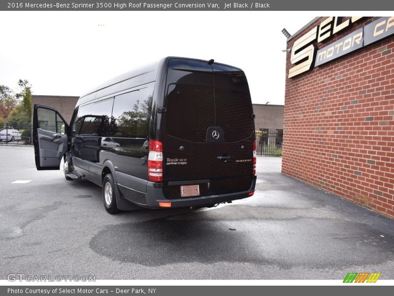 Jet Black / Black 2016 Mercedes-Benz Sprinter 3500 High Roof Passenger Conversion Van