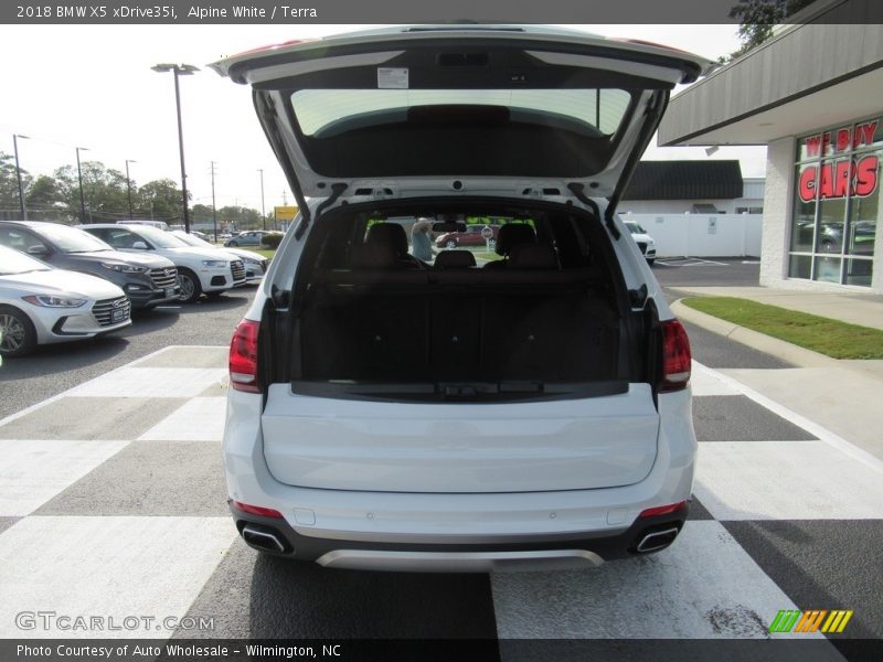 Alpine White / Terra 2018 BMW X5 xDrive35i