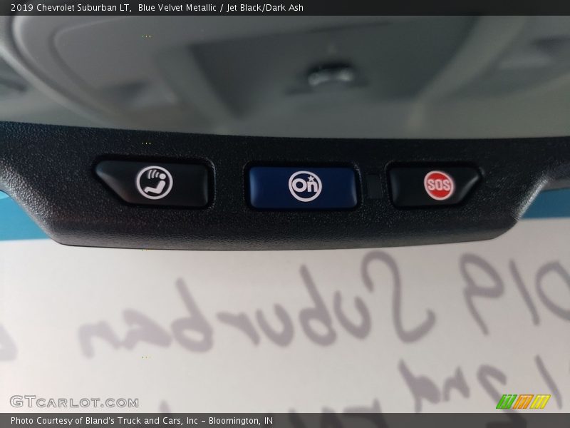 Blue Velvet Metallic / Jet Black/Dark Ash 2019 Chevrolet Suburban LT