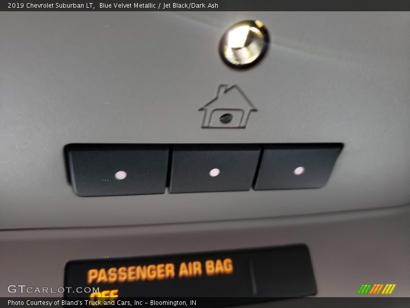 Blue Velvet Metallic / Jet Black/Dark Ash 2019 Chevrolet Suburban LT