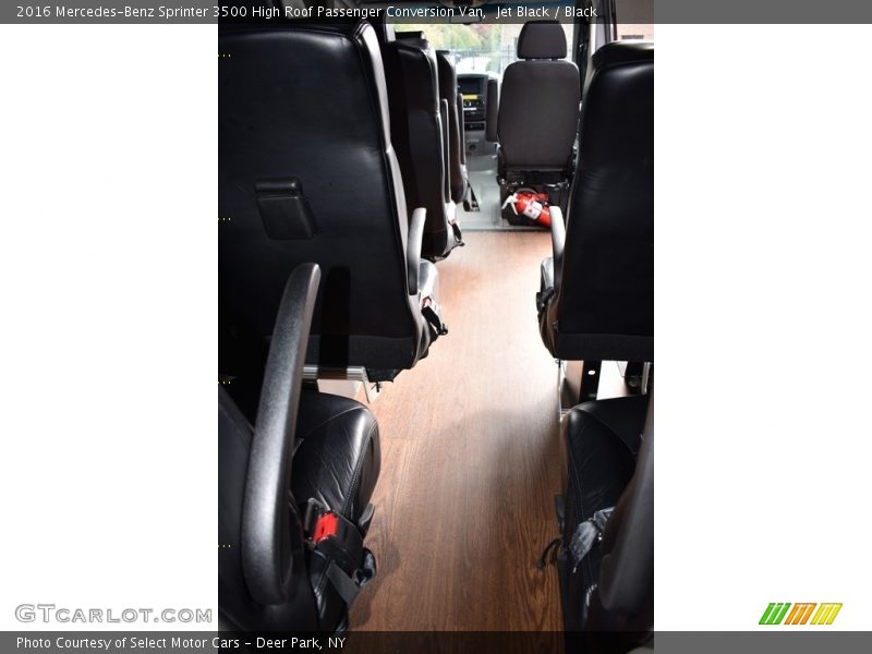 Jet Black / Black 2016 Mercedes-Benz Sprinter 3500 High Roof Passenger Conversion Van