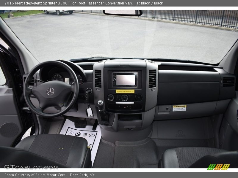Dashboard of 2016 Sprinter 3500 High Roof Passenger Conversion Van