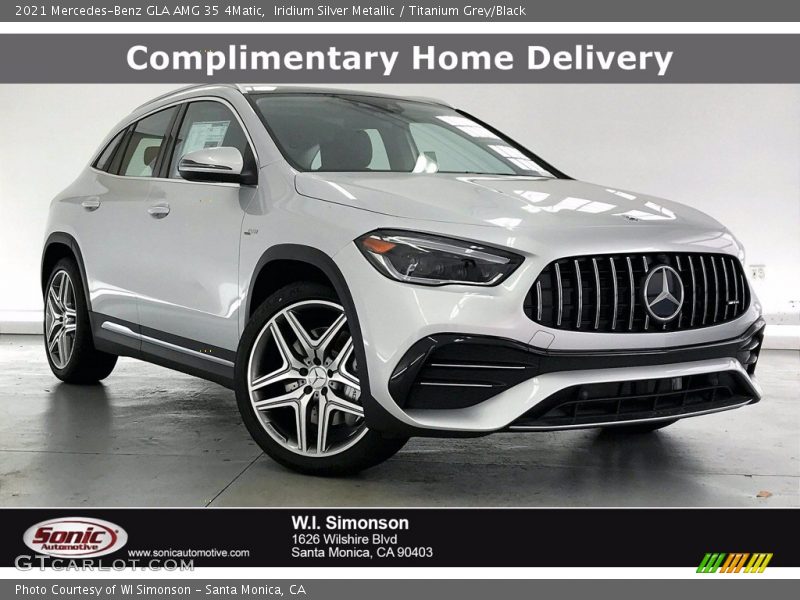 Iridium Silver Metallic / Titanium Grey/Black 2021 Mercedes-Benz GLA AMG 35 4Matic