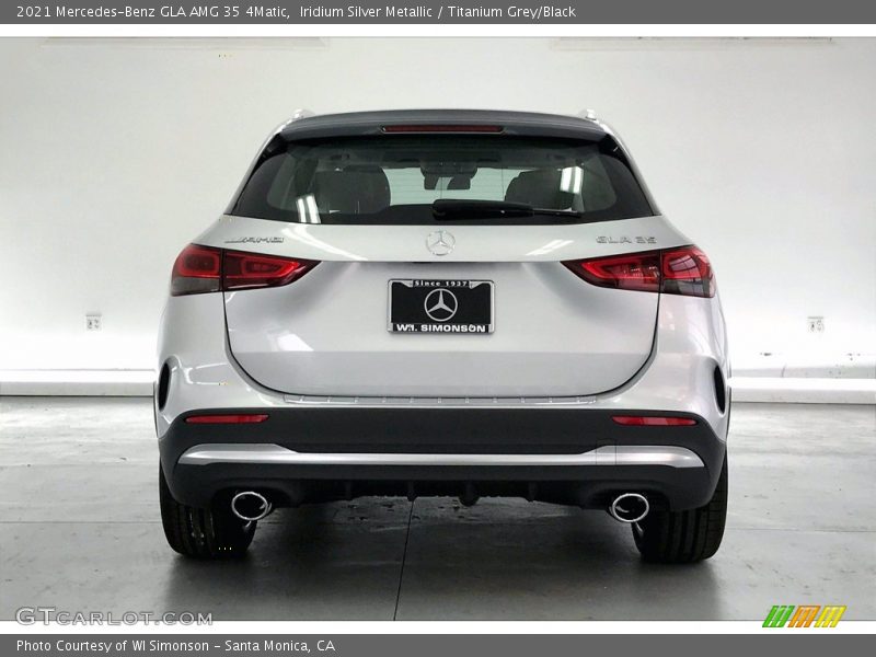 Iridium Silver Metallic / Titanium Grey/Black 2021 Mercedes-Benz GLA AMG 35 4Matic
