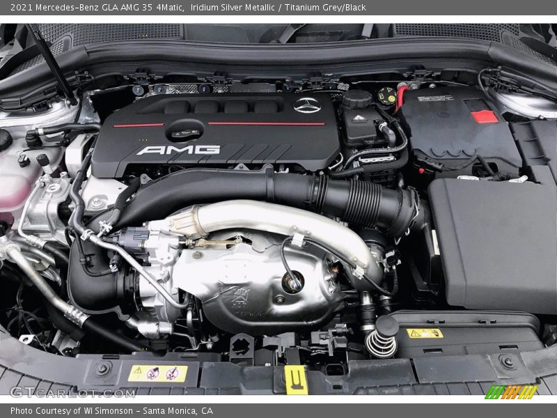  2021 GLA AMG 35 4Matic Engine - 2.0 Liter Turbocharged DOHC 16-Valve VVT 4 Cylinder