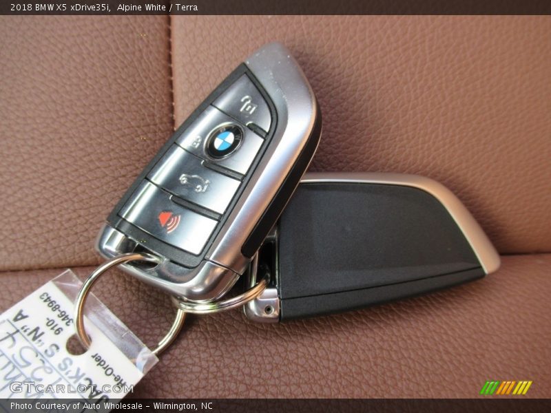 Alpine White / Terra 2018 BMW X5 xDrive35i