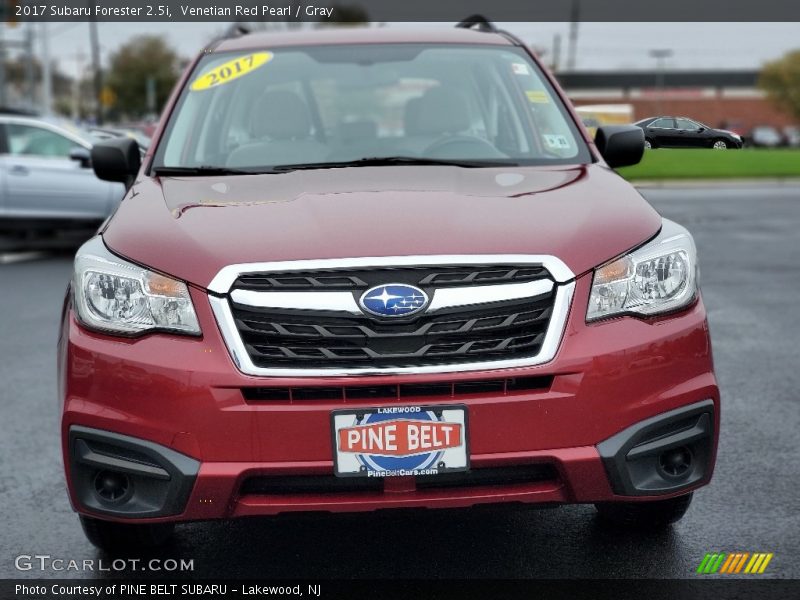 Venetian Red Pearl / Gray 2017 Subaru Forester 2.5i