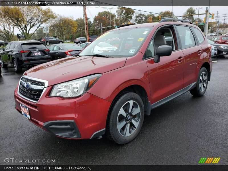 Venetian Red Pearl / Gray 2017 Subaru Forester 2.5i