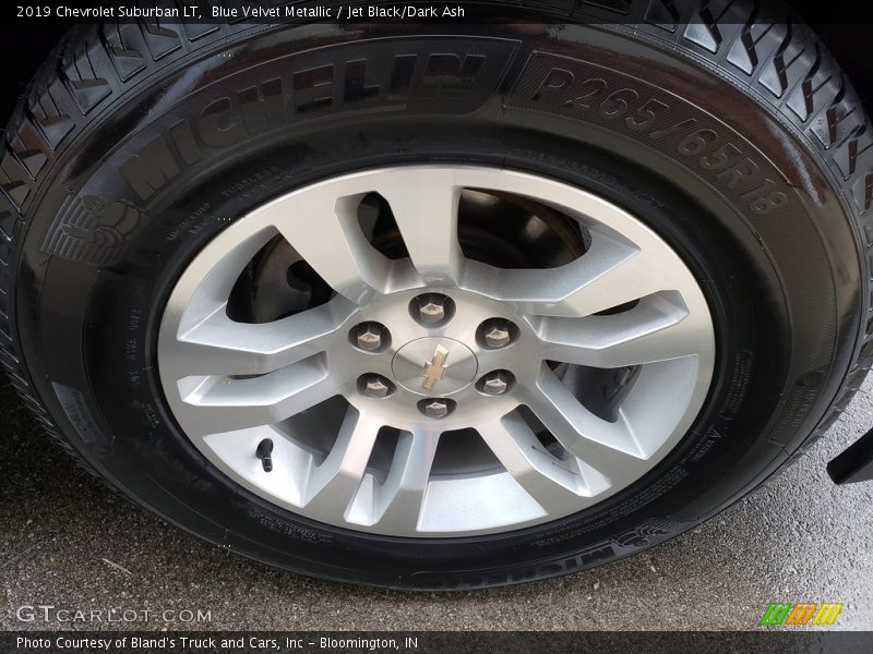 Blue Velvet Metallic / Jet Black/Dark Ash 2019 Chevrolet Suburban LT