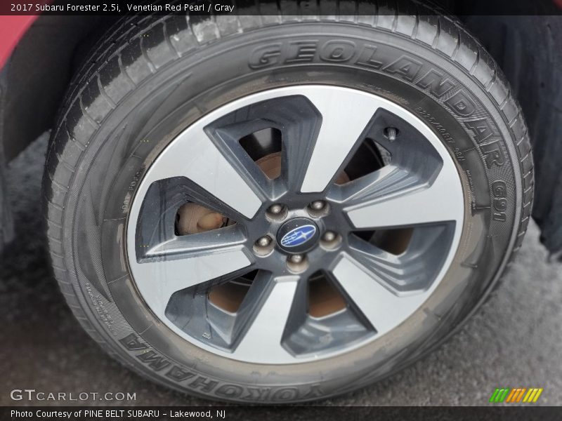 Venetian Red Pearl / Gray 2017 Subaru Forester 2.5i