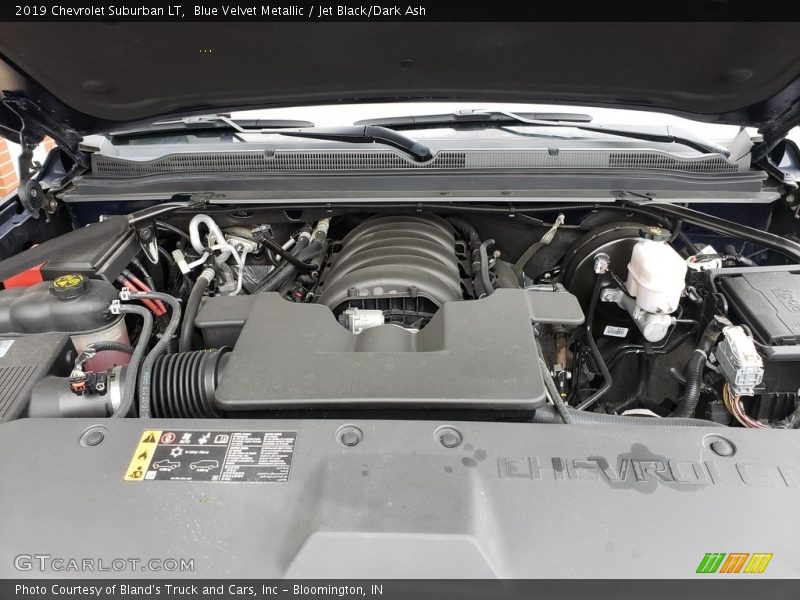 Blue Velvet Metallic / Jet Black/Dark Ash 2019 Chevrolet Suburban LT