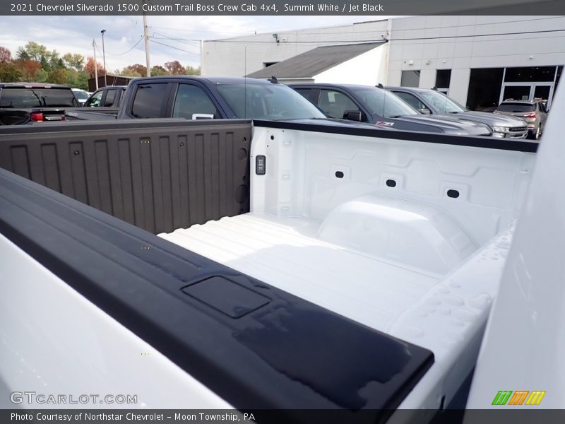 Summit White / Jet Black 2021 Chevrolet Silverado 1500 Custom Trail Boss Crew Cab 4x4