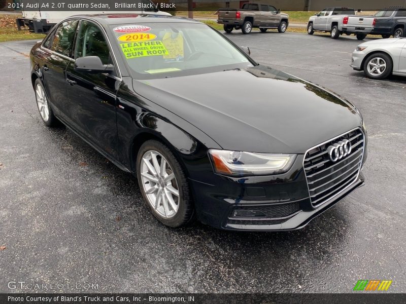 Brilliant Black / Black 2014 Audi A4 2.0T quattro Sedan