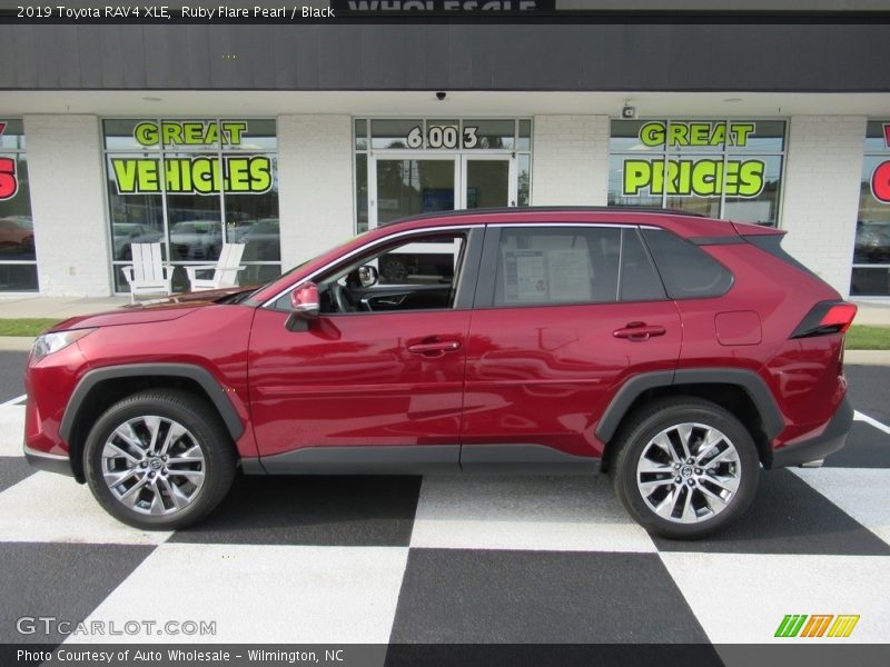 Ruby Flare Pearl / Black 2019 Toyota RAV4 XLE