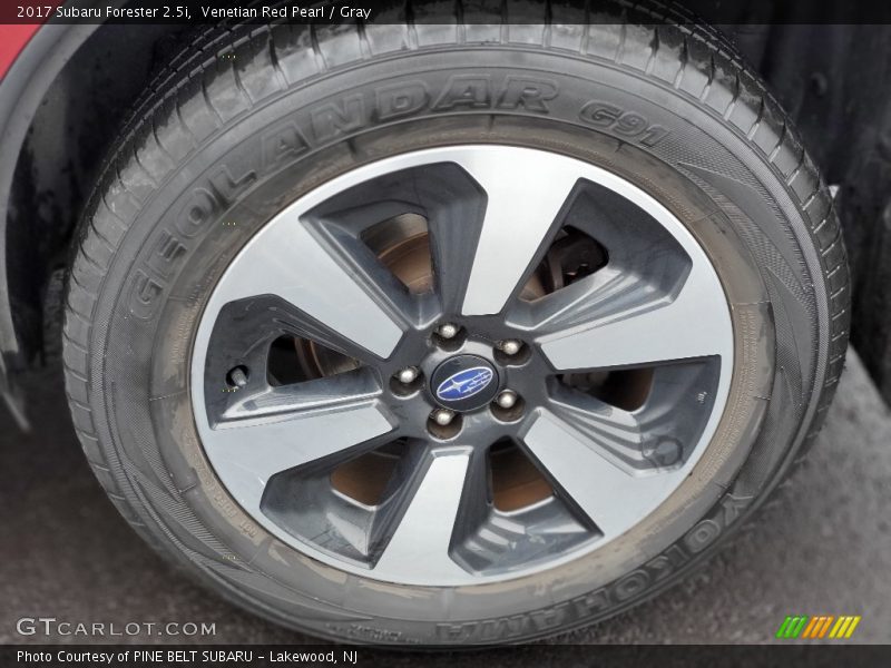 Venetian Red Pearl / Gray 2017 Subaru Forester 2.5i